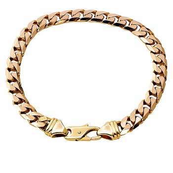9ct gold 28g 9 inch curb Bracelet